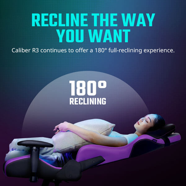 Cooler Master Caliber R3 Purple-Black Gaming Chair
